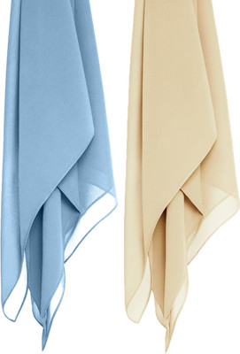 MATIFA Solid Georgette Women Scarf, Stole