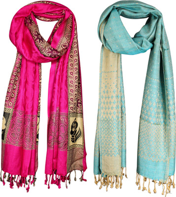 STOLESTUDIO Printed Viscose Girls Fancy Scarf, Stole