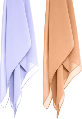 MATIFA Solid Georgette Women Scarf, Stole