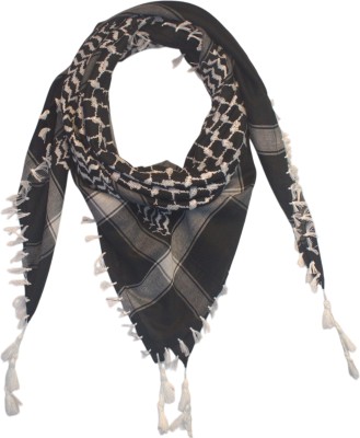 Dulhan Enterprises Checkered Cotton Blend Men & Women Scarf