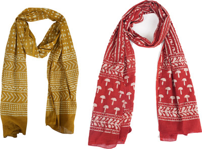 Style 98 Printed Pure Cotton Women Scarf
