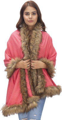 Life and style Solid Wool Blend Women Stole