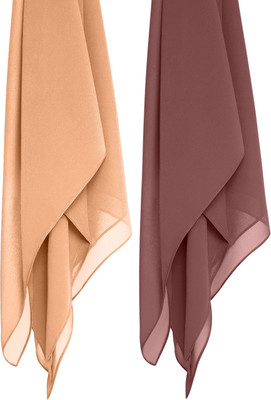 MATIFA Solid Georgette Women Scarf, Stole