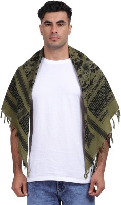 ACONITE Printed Cotton Blend Men & Women Scarf