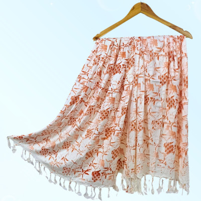 ogs Self Design, Printed, Floral Print Rayon Women Scarf, Fancy Scarf, Stole