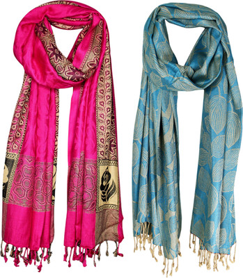 STOLESTUDIO Printed Viscose Girls Fancy Scarf, Stole