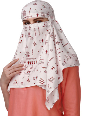 7 Season's Printed Rayon Girls Fancy Scarf