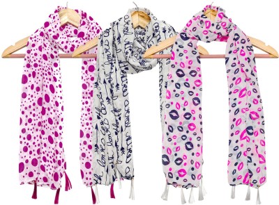 BIKEGA BAZAR Printed Georgette Women Scarf