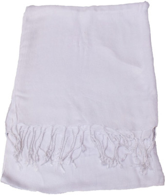 Shopping Store Solid Cotton Blend Men & Women Stole