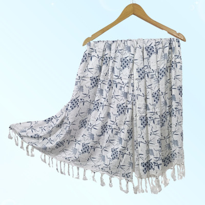 ogs Self Design, Printed, Floral Print Rayon Women Scarf, Fancy Scarf, Stole