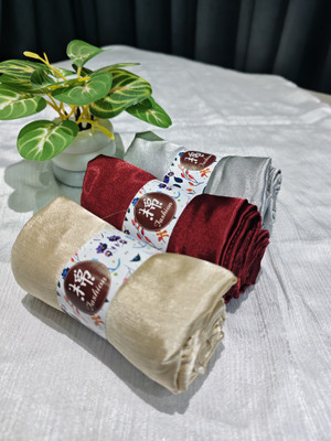 EthnicDecade Self Design Satin Blend Women Scarf