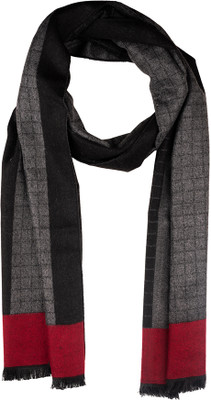 the tie hub Checkered Wool Blend Men Scarf