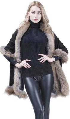 manra Solid Wool Blend Women Stole