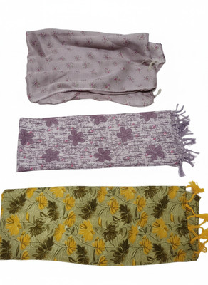 AlbiTrend Printed Cotton Blend Women Stole