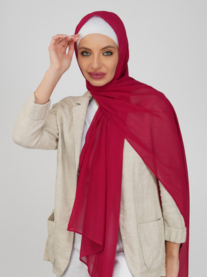 Ana Solid Georgette Women Scarf