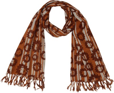 KIRE NE Printed Pure Wool Girls Scarf, Stole, Fancy Scarf