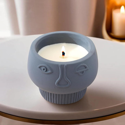 Ekhasa Scented Candles for Gift Set|Aroma Soy Wax Jar Candles|Black Snake| Candle(White, Pack of 1)