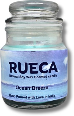 RUECA Natural Soy Wax Scented Candle Candle(White, Pack of 1)