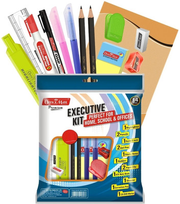 Soni Officemate Executive Kit | 14-Piece Home, School & Office Set School Set