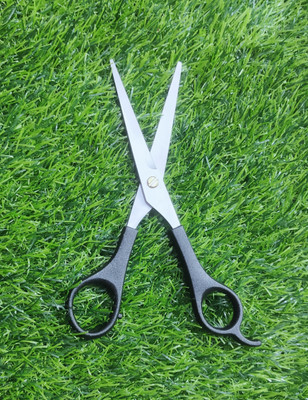 AVEU saloon barber hair cutting trimming styling scissors for personal and home use Scissors(Set of 1, Black)