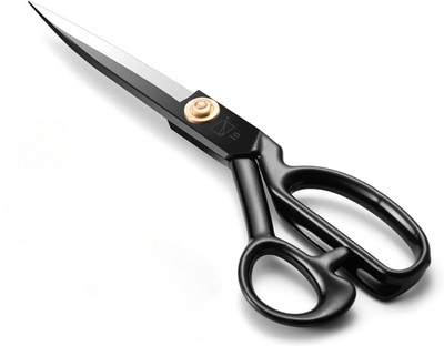 Tarah 10-Inch Tailoring Scissors – Durable Stainless Steel, Sharp Blades Scissors(Set of 1, Black)
