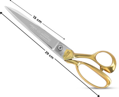 SHALIMAR SCISSORS COMPANY Professional Tailoring Scissor 10 Inches Japanese Design Scissors(Set of 1, Golden, Silver)