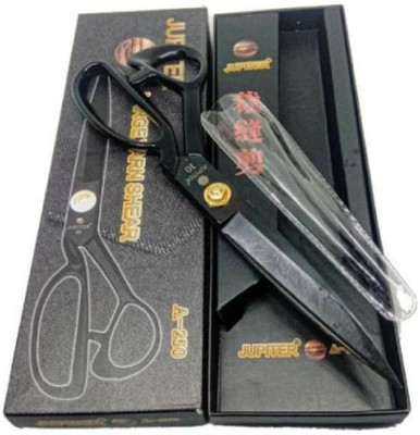 PuthaK Fabric Scissors Professional 10 inch Heavy Duty Scissors for Leather Scissors(Set of 1, Black)