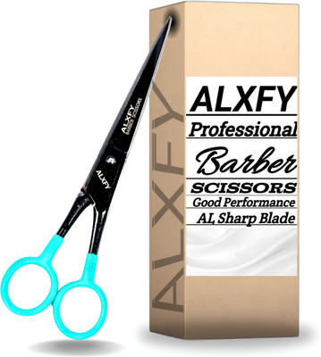 alxfy Salon Scissors Professional Barber Hair Cutting Scissor For Man Woman Hair Cut Scissors(Set of 1, Black)