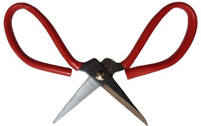 DSHARPP Carbon Steel Garden and Multipurpose Scissor-RM8 Scissors(Set of 1, Red_45)