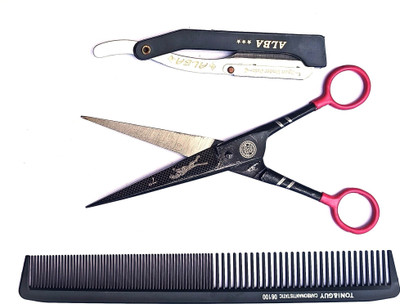 aramco india Precision Grooming Pack Scissors(Set of 3, Black)