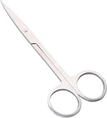 yojiyo - Grooming Small Scissor for Hair Cutting and Moustache Trimming, Surgical Use Scissors(Set of 1, Silver)