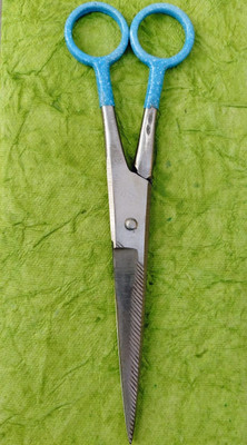 Darshan Professional Hair Cutting Scissors | Barber Scissors / Shears-KF30 Scissors(Set of 1, Silver, Blue)
