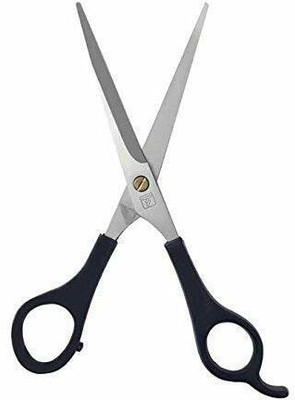 Digiom Hair Cutting Scissor Professional Stainless Steel for Salon Barbers for Men and Women Pack of 1 Scissors(Set of 1, Black)