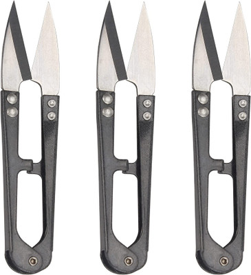 ADW CRAFT'S 10.5 cm Steel Thread Cutter Tool - Pack of 3 Scissors(Set of 3, Multicolor)