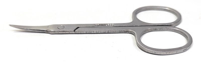Black Mystery Unisex Nose, Beared, Moustache, Eye Brow Hair cutting , Dead Skin Cutter Cuticle Scissors(Set of 1, Silver)