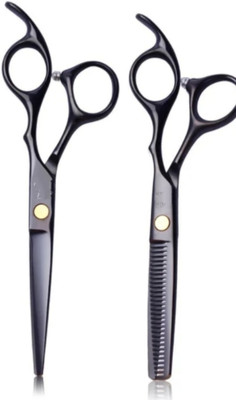 Aone Hair cutting scisser set of 2 Scissors(Set of 2, Malty)