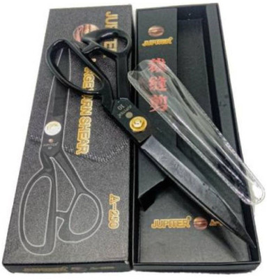 PuthaK Fabric Scissors Professional 10 inch Heavy Duty Scissors for Leather Scissors(Set of 1, Black)