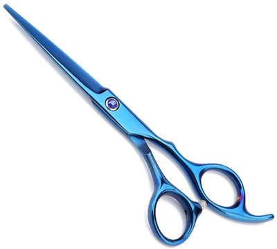 YMS Hair Cutting Scissor, Professional Hairdressing Scissor, Hair Scissors Hair BLU3 Scissors(Set of 1, BLUE BERRY)