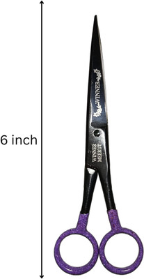 STEAD Top-Quality Barber Scissors for Precision Hair Cutting and Styling Scissors(Set of 1, Black)