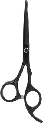 YMS 5 Inch Hairdressing Scissors, Practical Lightweight for Barber Shop Scissors(Set of 1, Black)