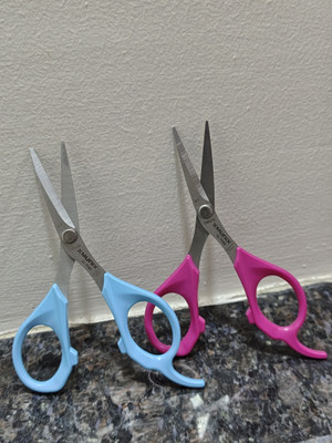 Kangaro Munix Sl 1140 Scissors(Set of 2, Blue, Pink)