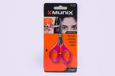 munix SL-1140 117mm/4.6'' Personal Care Scissors(Set of 2, Multicolor)