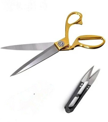The Mark Gk 38 tailoring scissors with trimmer 1 Scissors(Set of 2, Multicolor)