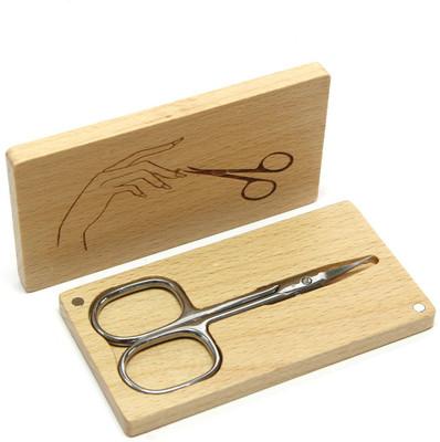 KIRA Cuticle Scissors Extra Fine for Manicure and Pedicure,Curved Blade Nail Scissors Scissors(Set of 1, Silver)
