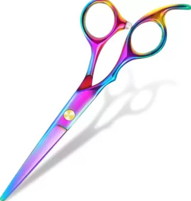 feelhigh Hair Cutting Scissors Shears Professional Hair Shears, Trimming Scissors(Set of 1, Multicolor)