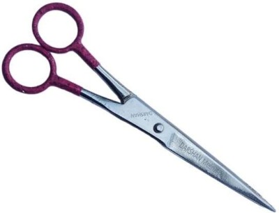 Darshan Hair cutting Men Women, Scissors for Beard & Mustache Styling Trimming-X17I Scissors(Set of 1, Red, Silver)
