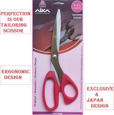 Aika Perfection Is Our Passion Tailoring Scissor RED Scissors(Set of 1, Red)
