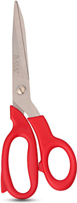 SAYA 9-Inch Heavy Duty Tailor Scissors–Professional Fabric Cutting Shears, ABS Handle Scissors(Set of 1, Red)