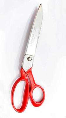 Insha AMARICAN RED MS10 Scissors(Set of 1, White, Red)