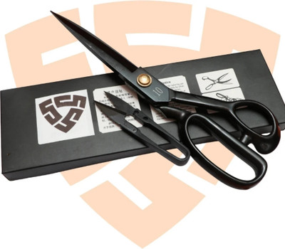 Acceptive jupiter 11 inches tailor scissor, cutting fabrics and alternations purposes Scissors(Set of 1, Black)